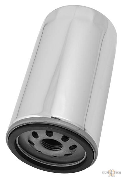 Extra Long Evolution Engine Oil Filter Chrome For Harley-Davidson