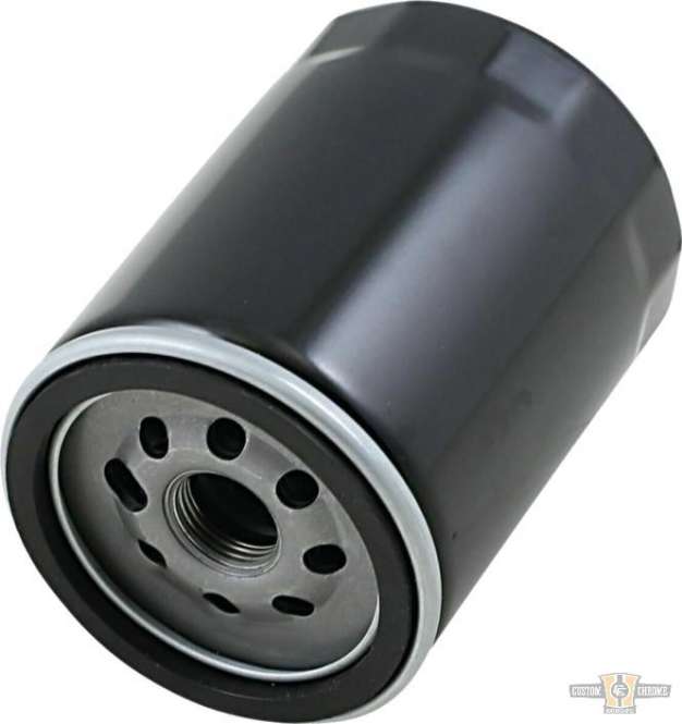 Long Evolution Engine Oil Filter Black For Harley-Davidson