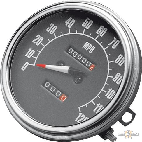 68-84 FL-Style Speedometer For Harley-Davidson