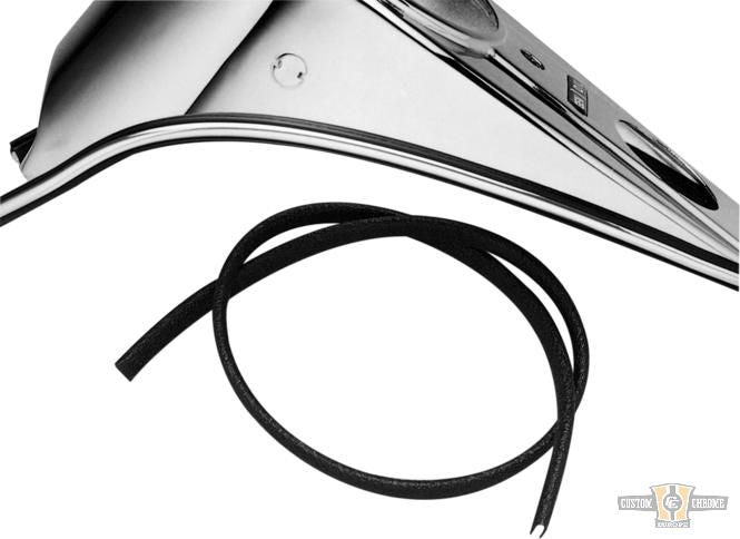 Dash Trim Replacement Rubber Black For Harley-Davidson