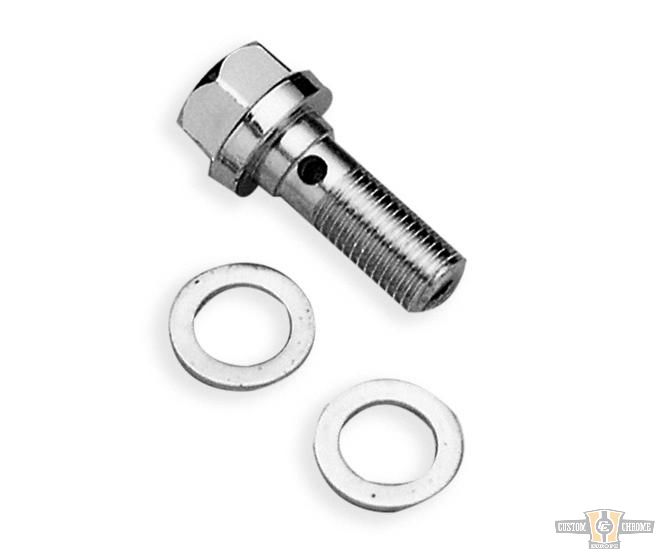 12mm Banjo Bolt Chrome For Harley-Davidson