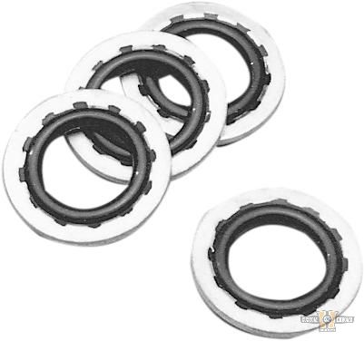 10mm x 1.50 Banjo Bolt Seal Washer Chrome For Harley-Davidson