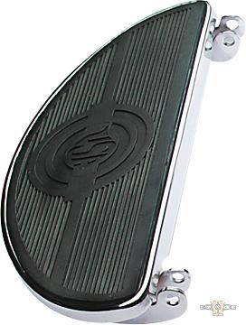 Original Equipment Style Oval Floorboards Chrome For Harley-Davidson