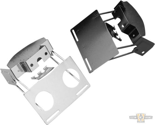 OEM-Style License Plate Bracket Chrome For Harley-Davidson