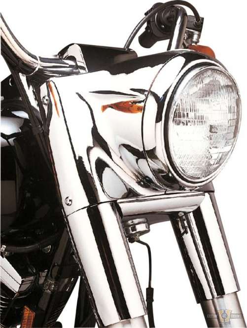 Rick Doss Headlight Conversion Kit Chrome For Harley-Davidson