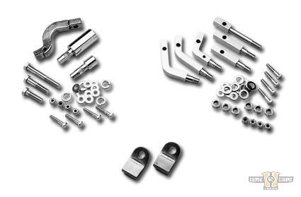 OEM-Style Floorboard Bracket Kit Chrome For Harley-Davidson