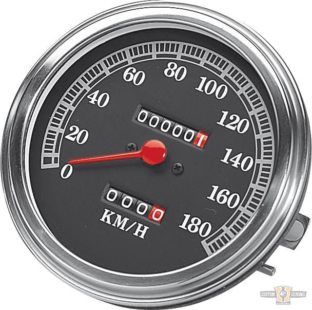 89-95 FL-Style Speedometer Chrome For Harley-Davidson