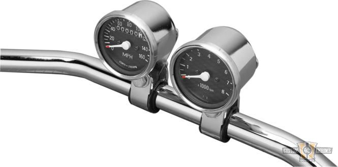 Mini Speedometer Chrome For Harley-Davidson