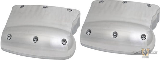 Sculpted Rocker Box Cover Raw For Harley-Davidson