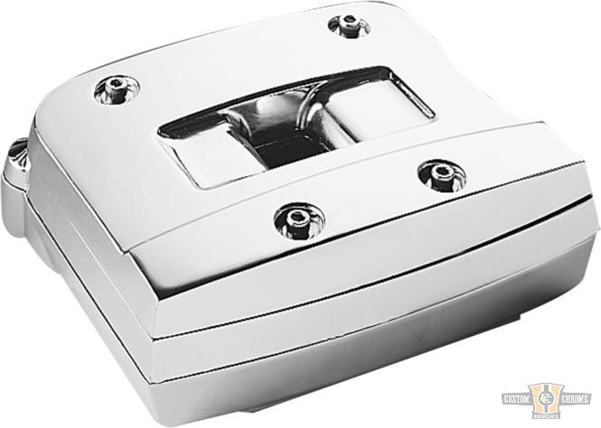 Smooth Rocker Box Cover Chrome For Harley-Davidson