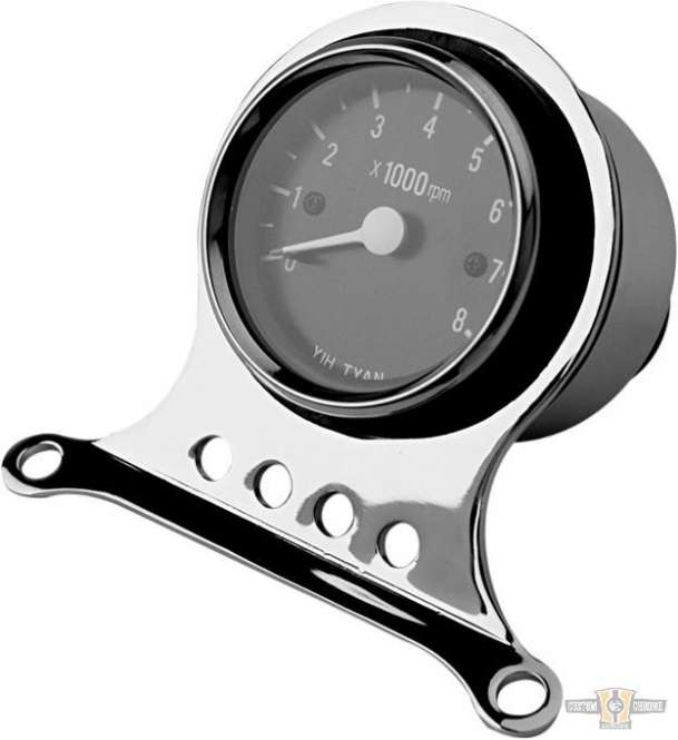 2 1/2" Electric Drive Mini Gauge Cup Chrome For Harley-Davidson