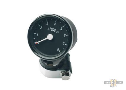 Mini Speedometers with Resettable Odometers Chrome For Harley-Davidson