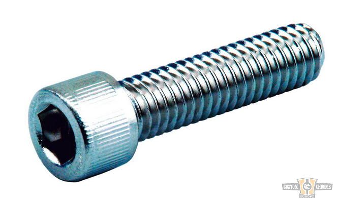 Grade 8 Allen Sockethead Screw Pack Chrome Grade 8 Allen head 1/4"-20 UNC 1 3/4" For Harley-Davidson