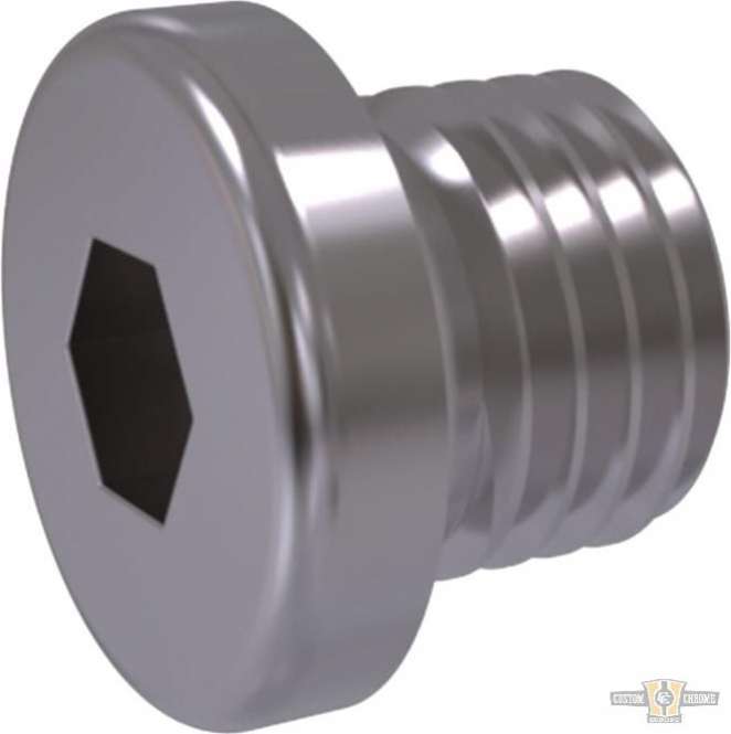 Sockethead Screw Plugs Chrome For Harley-Davidson