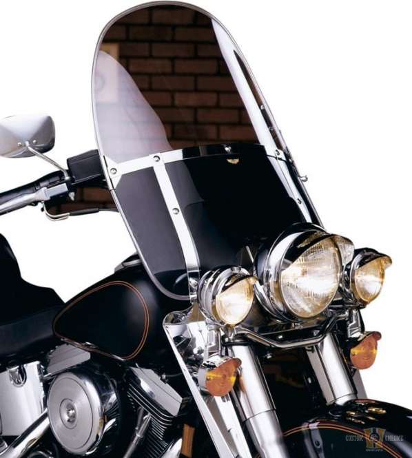 Beaded Heavy Duty Windshield Clear For Harley-Davidson