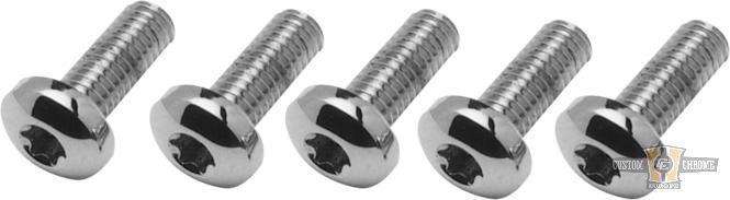 Brake Rotor Screw Kit Chrome For Harley-Davidson