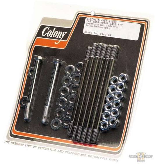 Lifter Base Hardware Kit Chrome For Harley-Davidson