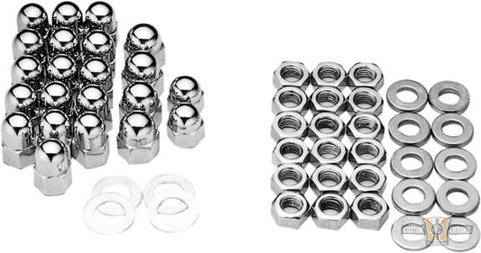 Acorn Lifter Base Hardware Kit Chrome For Harley-Davidson