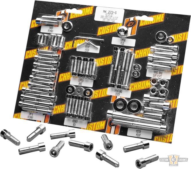 Smooth Complete Motor Screw Kit For Harley-Davidson