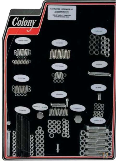 Knurled Motor Mount Screw Kit Chrome For Harley-Davidson