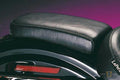 Silhouette Pleated Pillion Pad Black Vinyl For Harley-Davidson