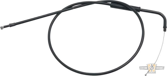 Blackout Throttle Cable Black Vinyl All Black 31,3" For Harley-Davidson