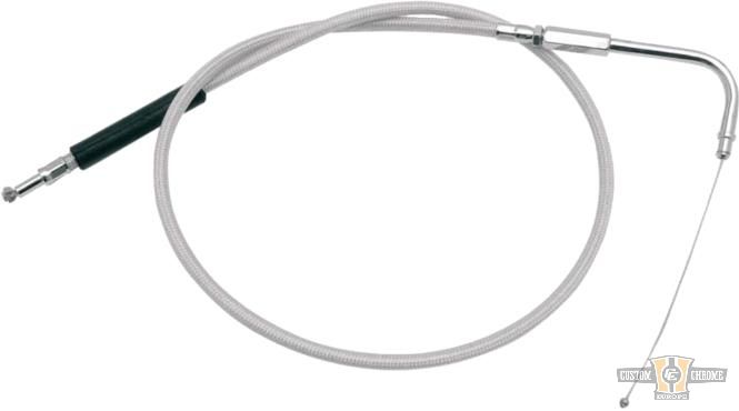 Stainless Steel Clear Coated Chrome Look 44,4" For Harley-Davidson