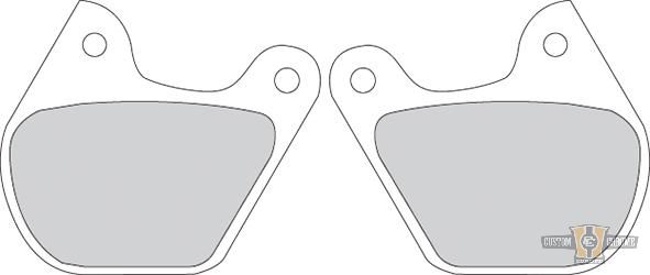 Platinum Series Brake Pad For Harley-Davidson