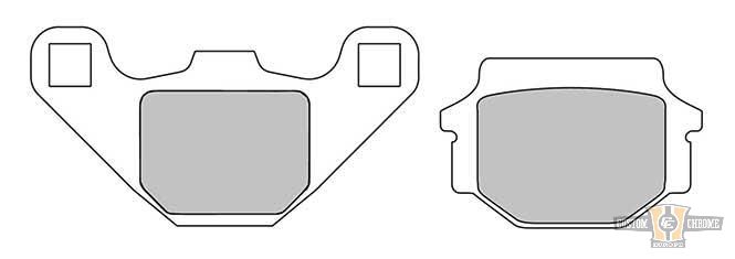 Sinter Road Replacement Brake Pad For Harley-Davidson