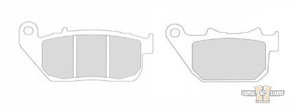 Sinter Road Replacement Brake Pad For Harley-Davidson