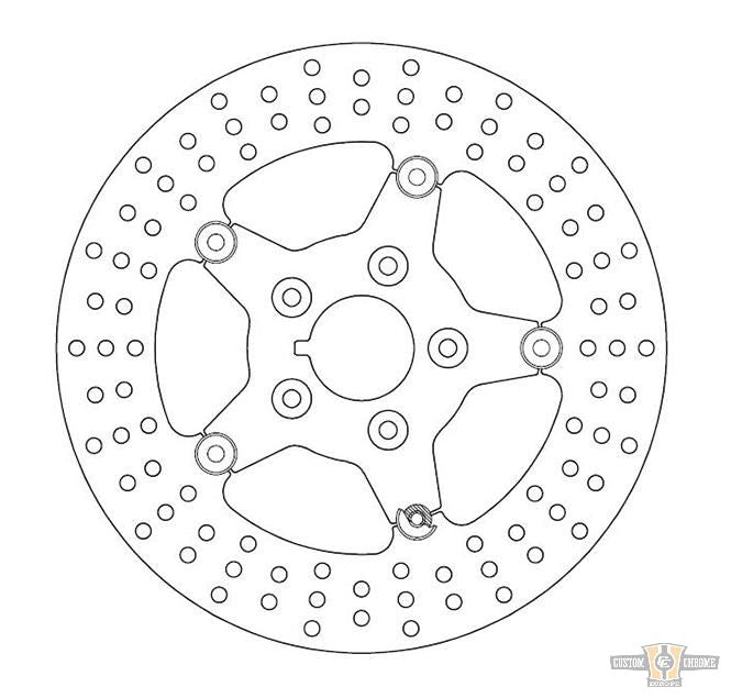 Floating Brake Rotor 11,5" Front For Harley-Davidson