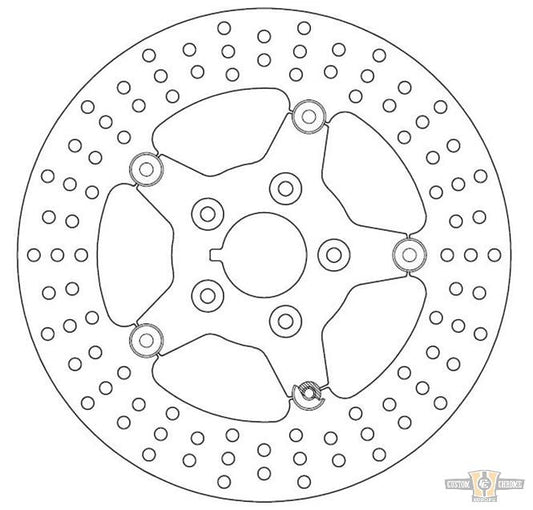 Floating Brake Rotor 11,5" Rear For Harley-Davidson