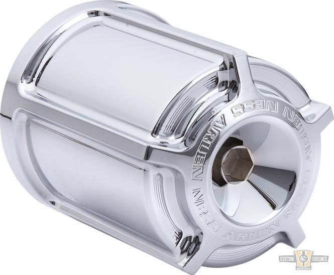 Beveled Reusable Oil Filter Chrome For Harley-Davidson