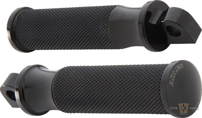 Smooth Footpeg Black, Anodized For Harley-Davidson