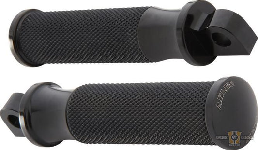 Smooth Footpeg Black, Anodized For Harley-Davidson