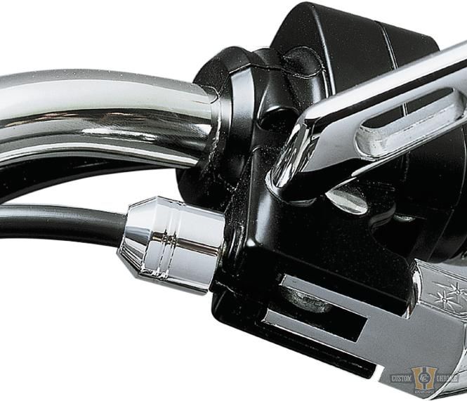 Clutch Cable Ferrule & Banjo Bolt Cover Chrome For Harley-Davidson