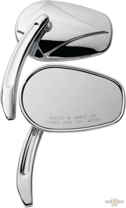 Arrowhead Billet Mirror Chrome For Harley-Davidson