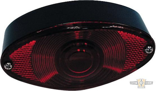 Cateye Taillight Black Dual Filament For Harley-Davidson