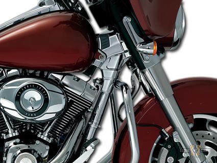 Deluxe Neck Cover Chrome For Harley-Davidson