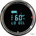 Round Performance Speedometer Chrome 85.725 mm For Harley-Davidson