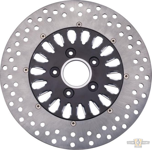 Nitro Brake Rotor Black Stainless Steel 11,5" Rear For Harley-Davidson