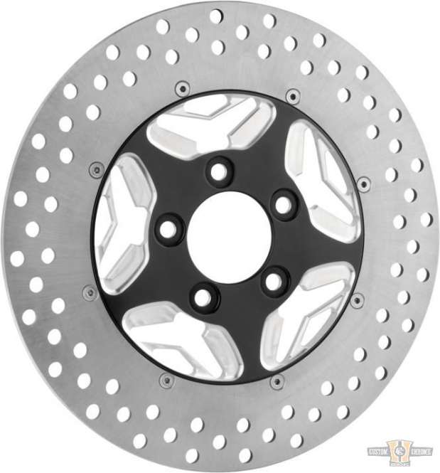 Speed Star Brake Rotor Black 11,8" Rear For Harley-Davidson