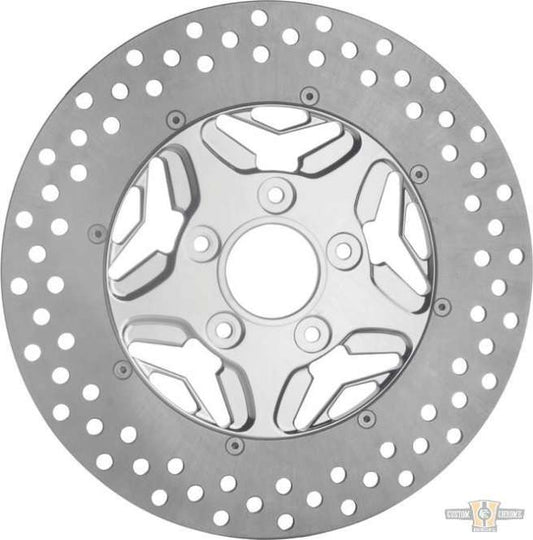 Speed Star Brake Rotor Chrome 11,5" Rear For Harley-Davidson