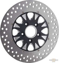 Sinister 8 Brake Rotor Black Front For Harley-Davidson
