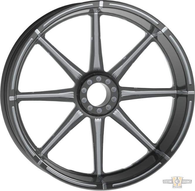 Velocity Billet Wheels Black 18" 8,50" For Harley-Davidson