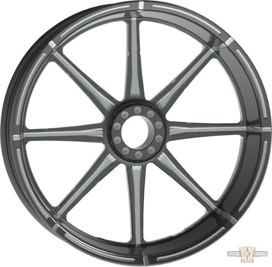 Velocity Billet Wheels Black 18" 8,50" For Harley-Davidson