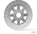 Velocity Brake Rotor Chrome Stainless Steel 11,8" Front For Harley-Davidson