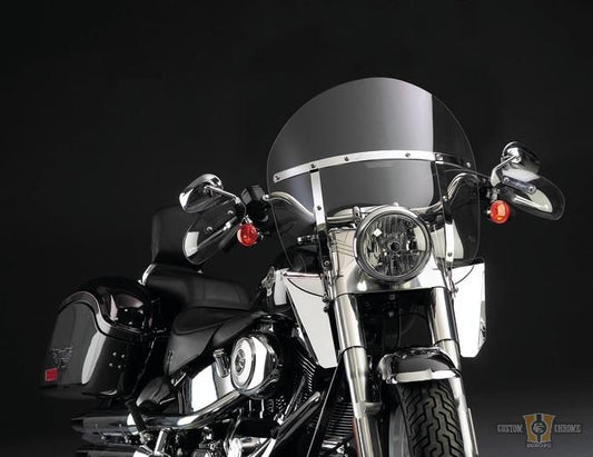 Chopped Windshield Light Smoke For Harley-Davidson