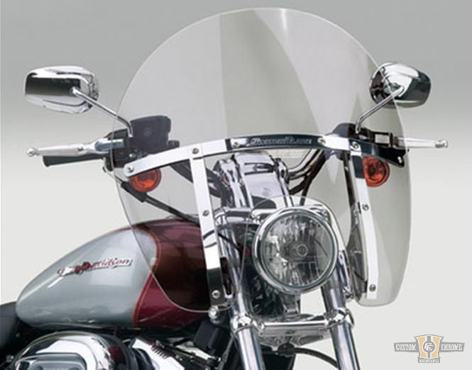 Chopped Windshield Clear For Harley-Davidson