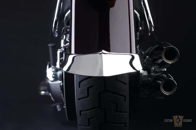 Rear Fender Tip Chrome For Harley-Davidson